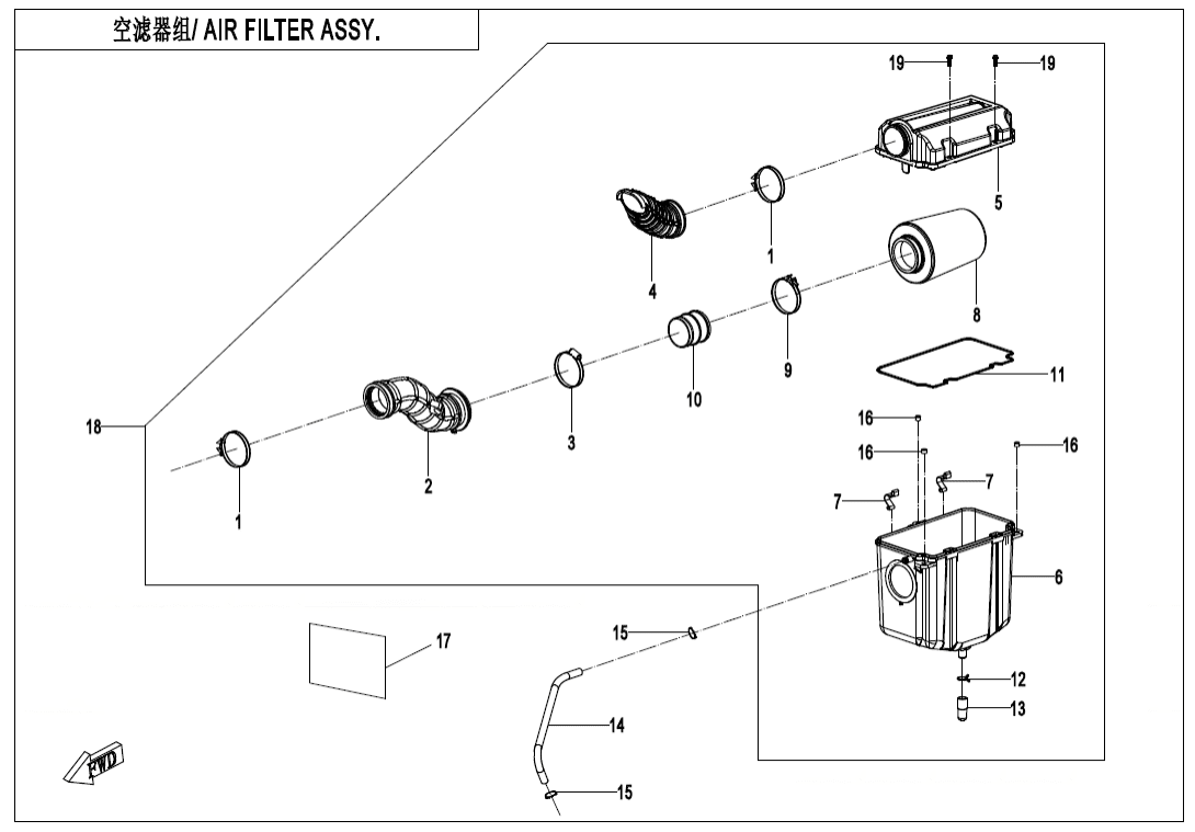 F41 AIR FILTER ASSY