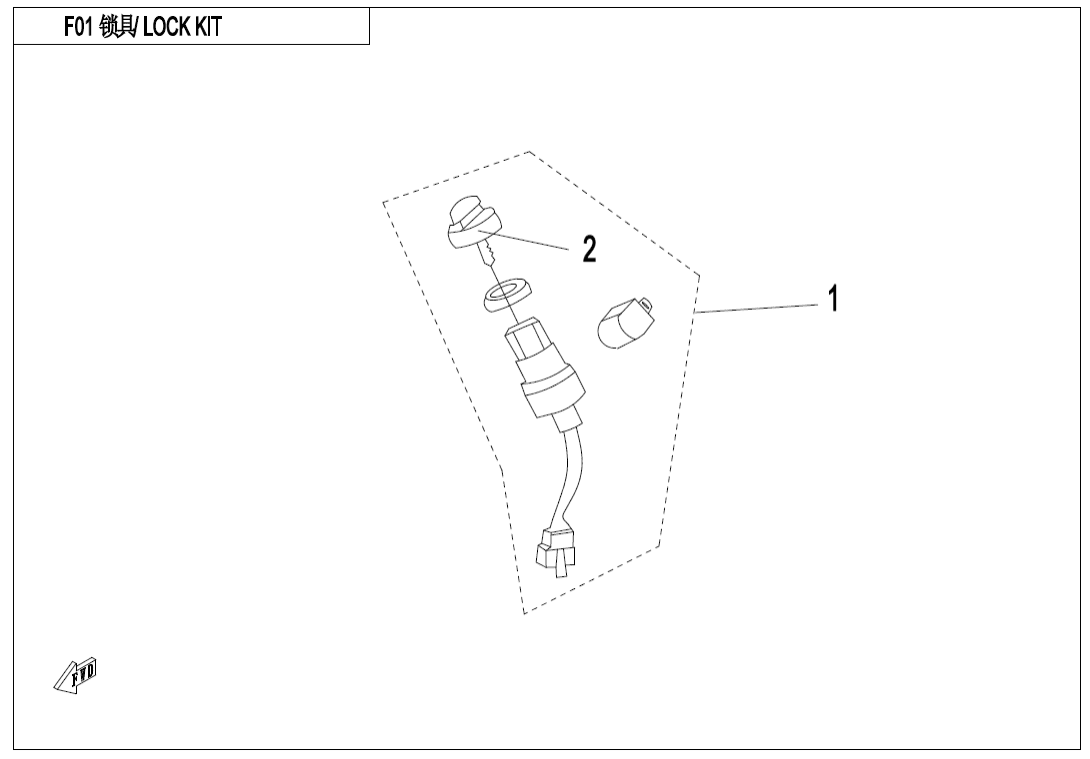 F01 LOCK KIT