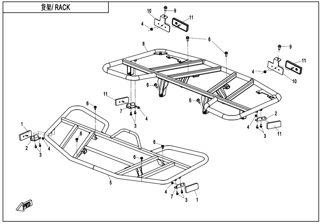 F14-B RACK(STEEL)