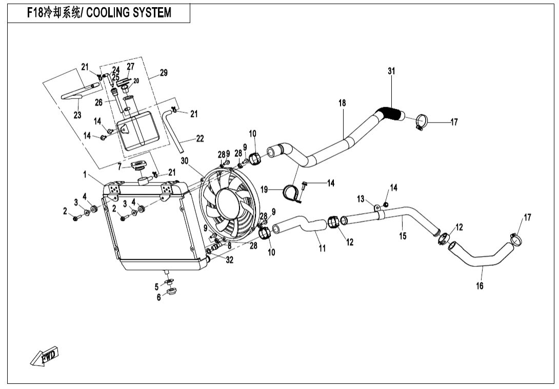 F18-A COOLING SYSTEM(OLD)