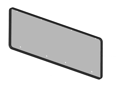 U10 PRO Náhradní zadní sklo DFK