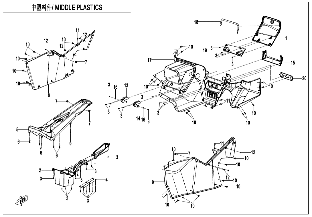 F04-4 MIDDLE PLASTICS