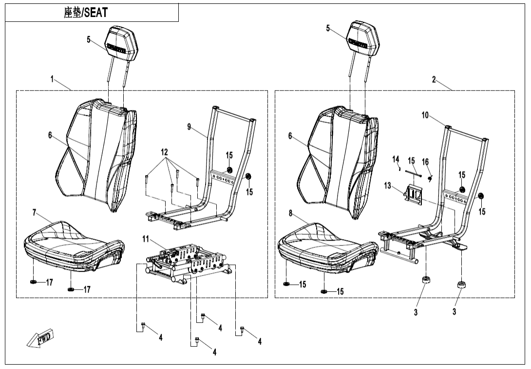 F13-V2 SEAT