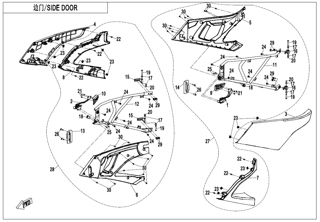 F37 SIDE DOORS