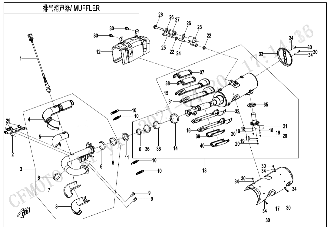 F02-V3 MUFFLER