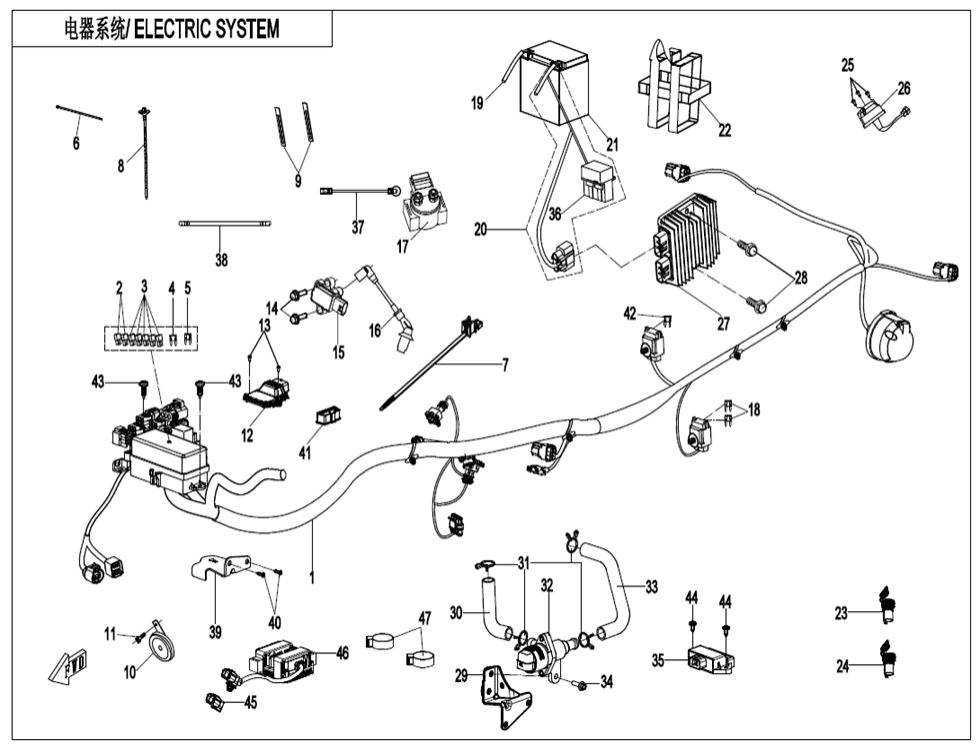 F15-1-V3 ELECTRIC SYSTEM
