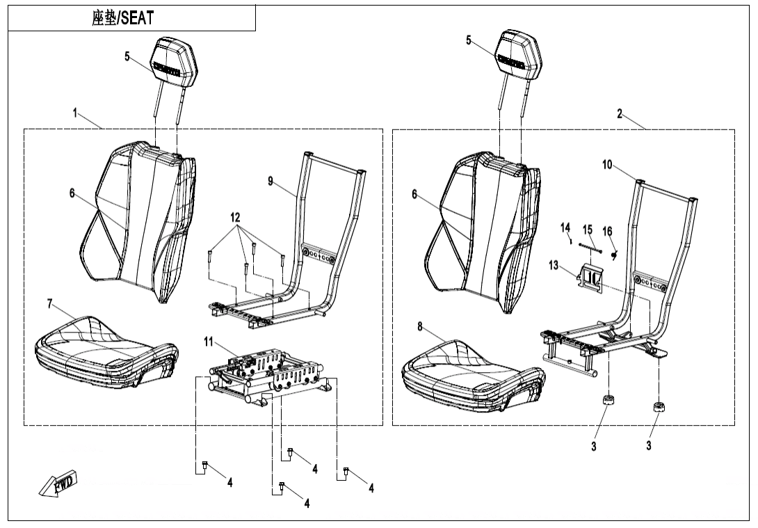 F13-V1 SEAT