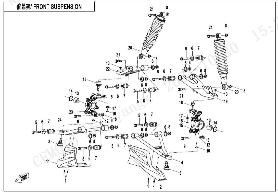 F05 FRONT SUSPENSION