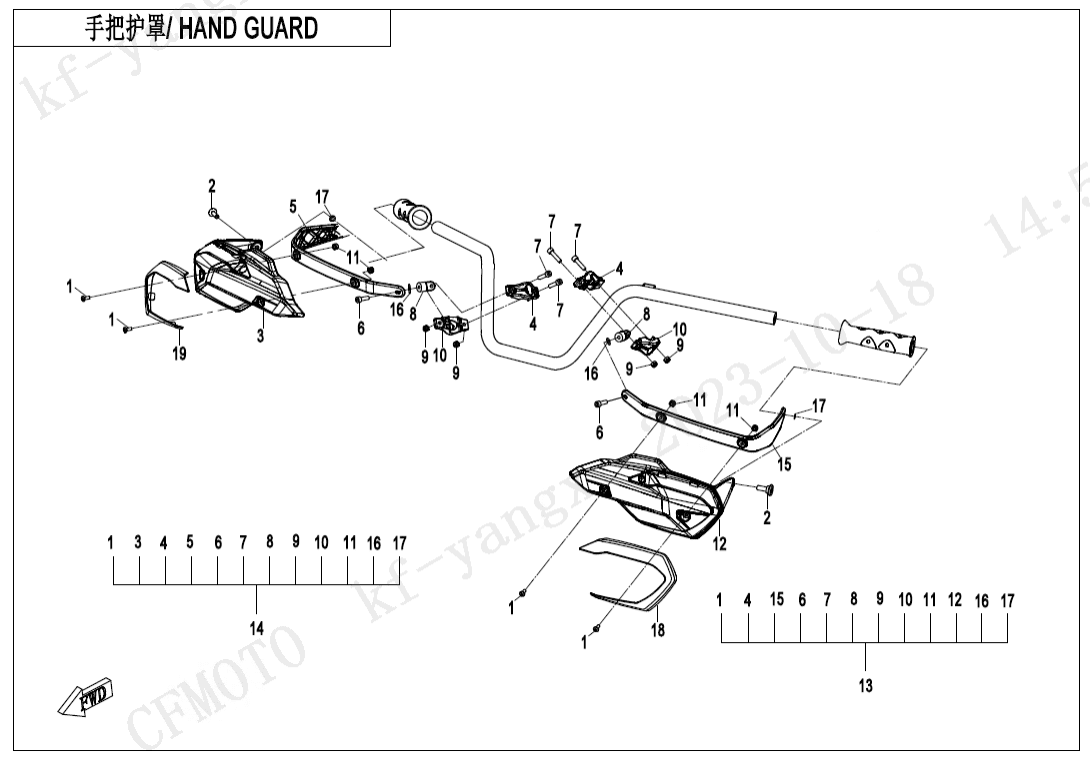 F10-3 HAND GUARD