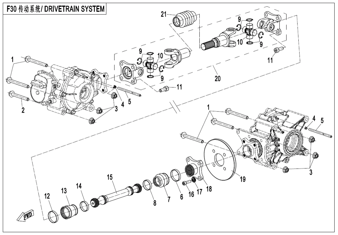 F30 DRIVETRAIN SYSTEM