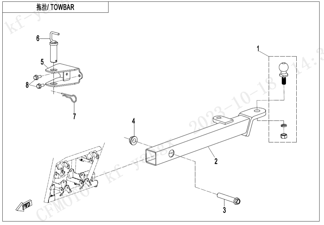 F40 TOWBAR
