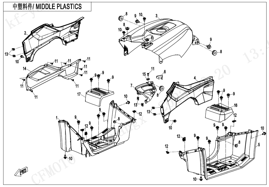 F04-2 MIDDLE PLASTICS
