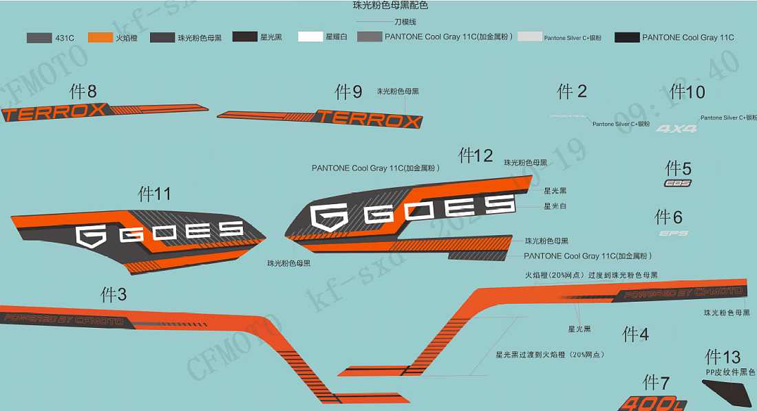 F19-1-A DECAL KITS(INJECTED PEARL BLACK, EPS)