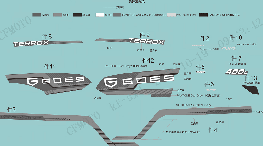 F19-1-C DECAL KITS(GHOST GREY, EPS)
