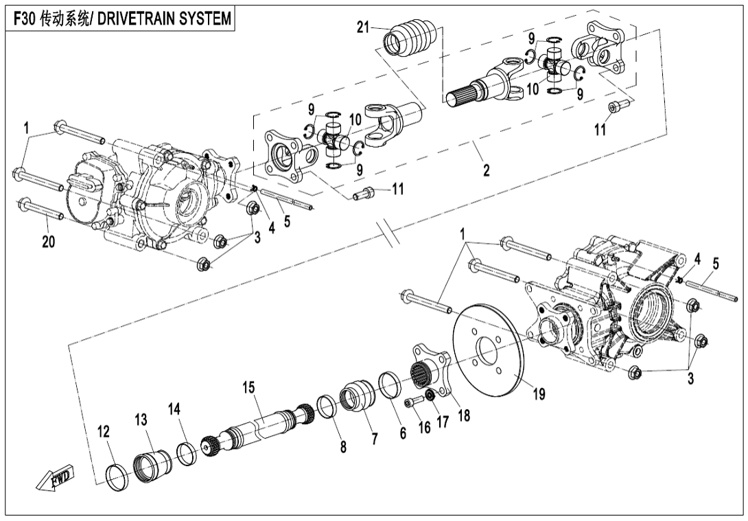 F30 DRIVETRAIN SYSTEM