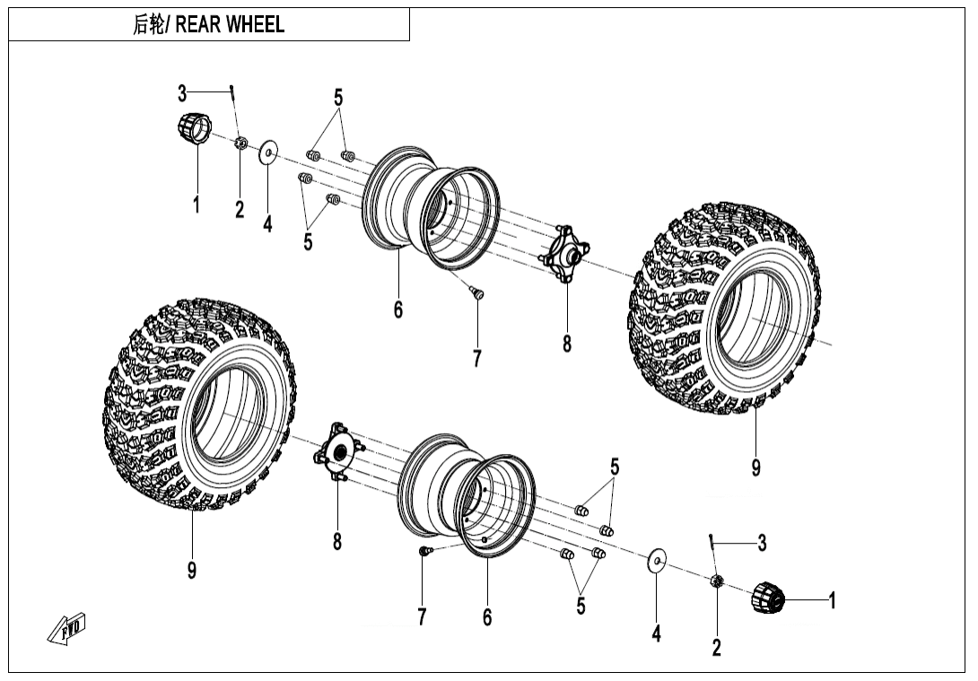 F11 REAR WHEEL