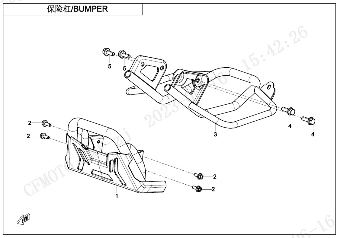 F23-C BUMPER(INTERNATIONAL@^CE)