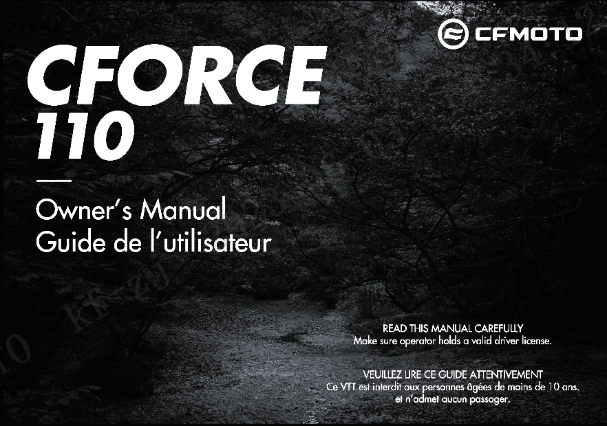 F38-B OWNER\'S MANUAL(CA)