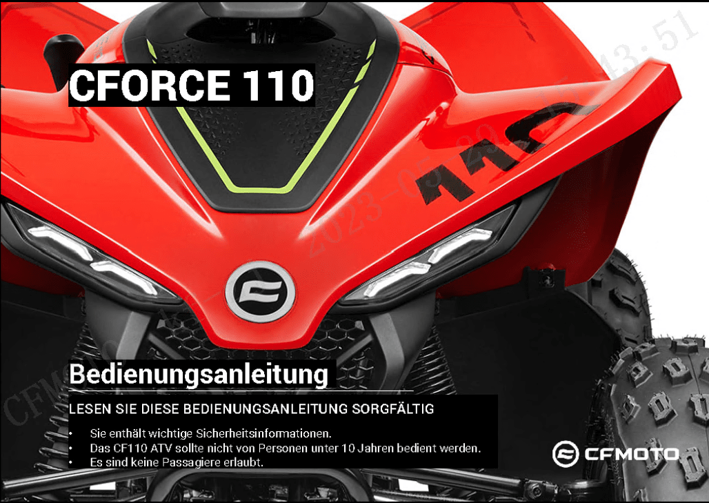 F38-E OWNER\'S MANUAL(GERMAN)