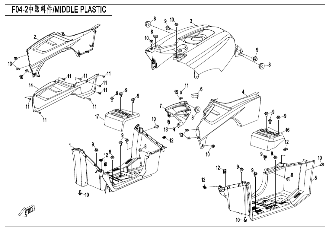 F04-2 MIDDLE PLASTICS