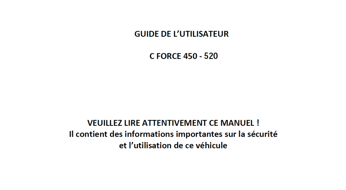 F38-B OWNER'S MANUAL(FRENCH)