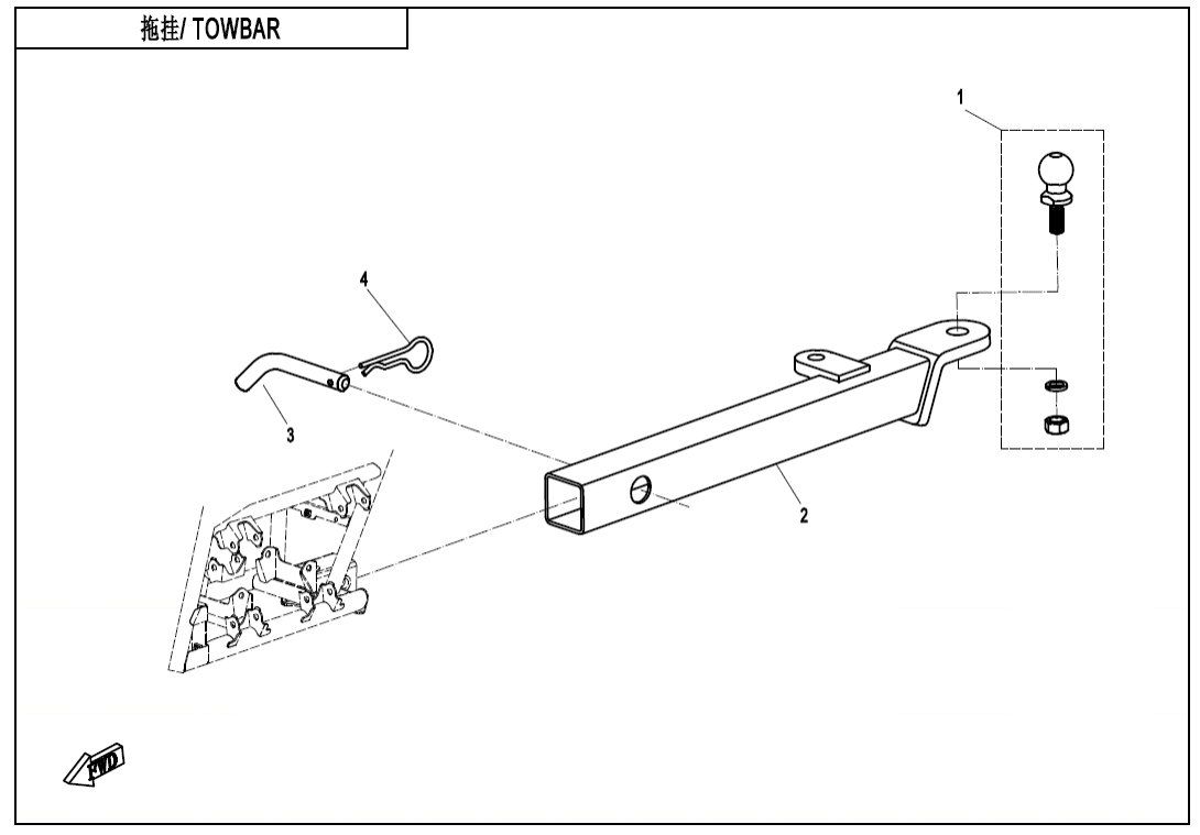 F40 TOWBAR