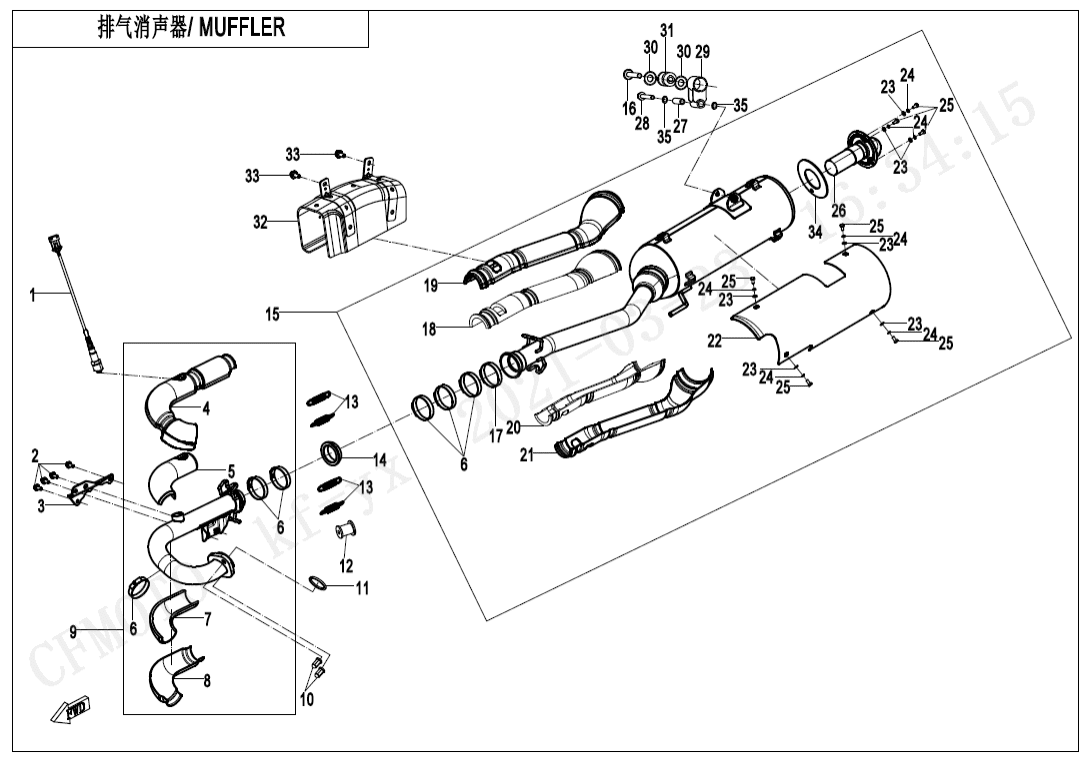 F02-V4 MUFFLER