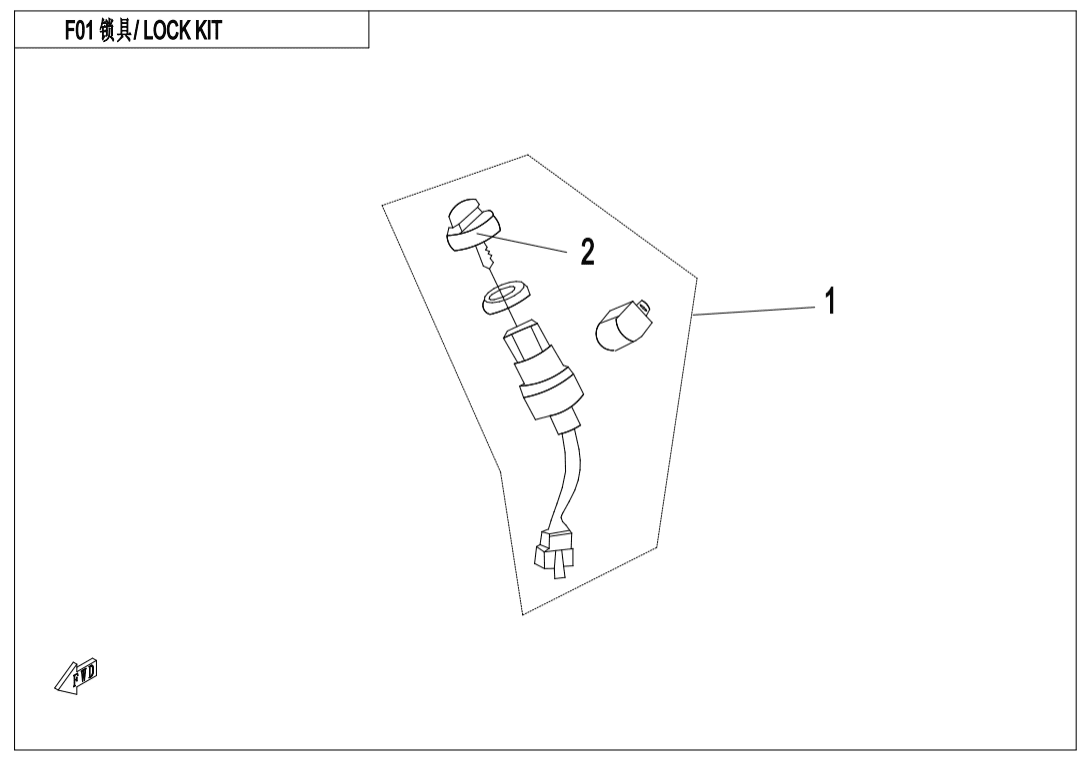 F01 LOCK KIT