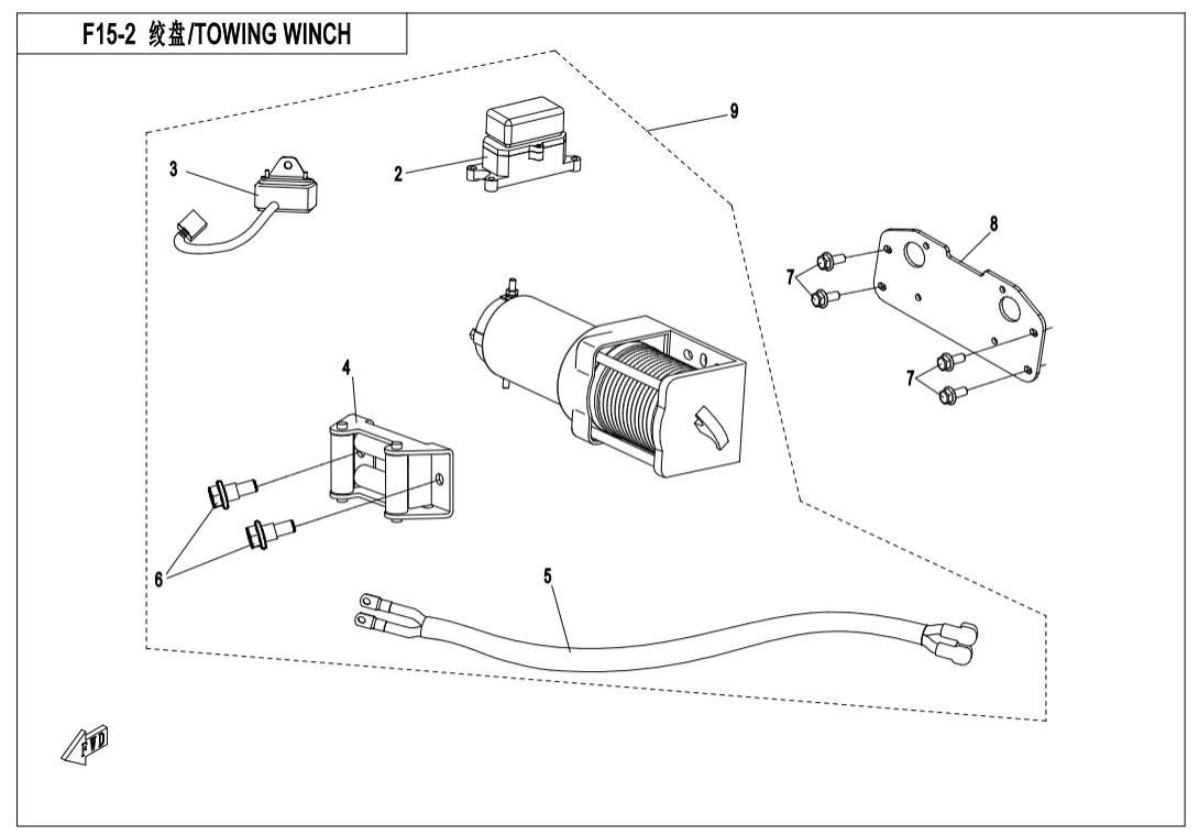 F15-2 TOWING WINCH