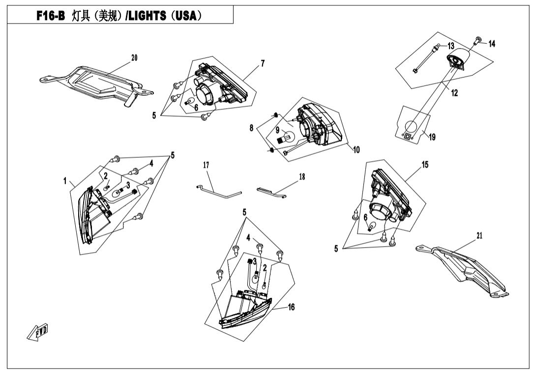 F16-B LIGHT(USA)