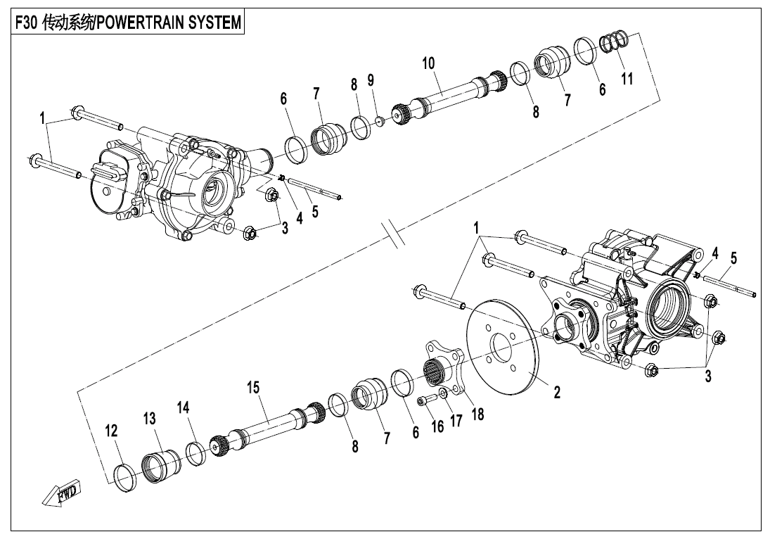 F30-A DRIVETRAIN SYSTEM(OLD)