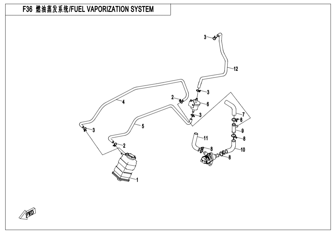 F36 FUEL VAPORIZATION SYSTEM
