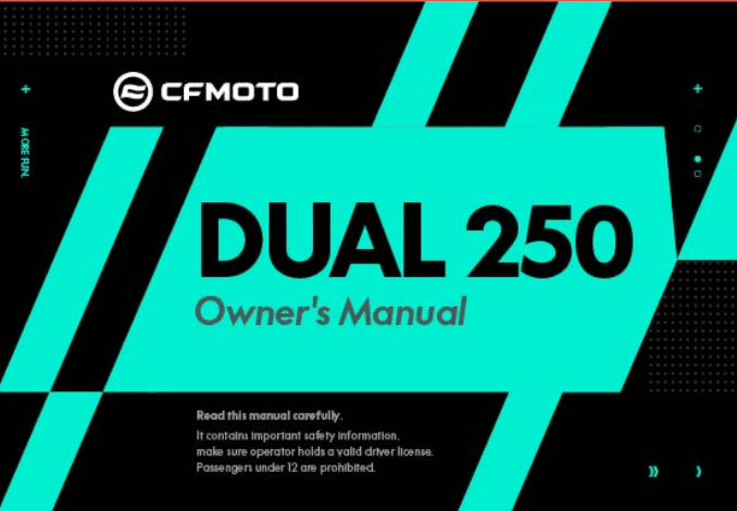 F38 OWNERS MANUAL
