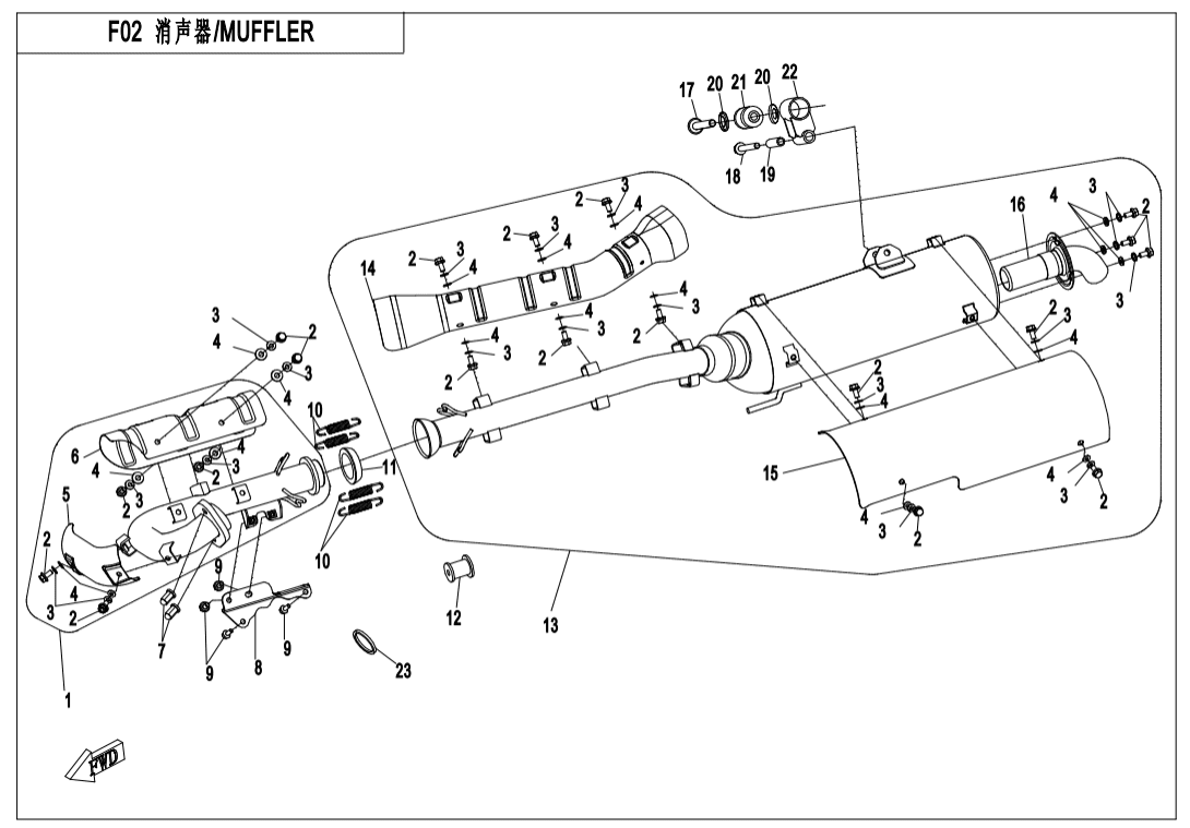 F02 MUFFLER