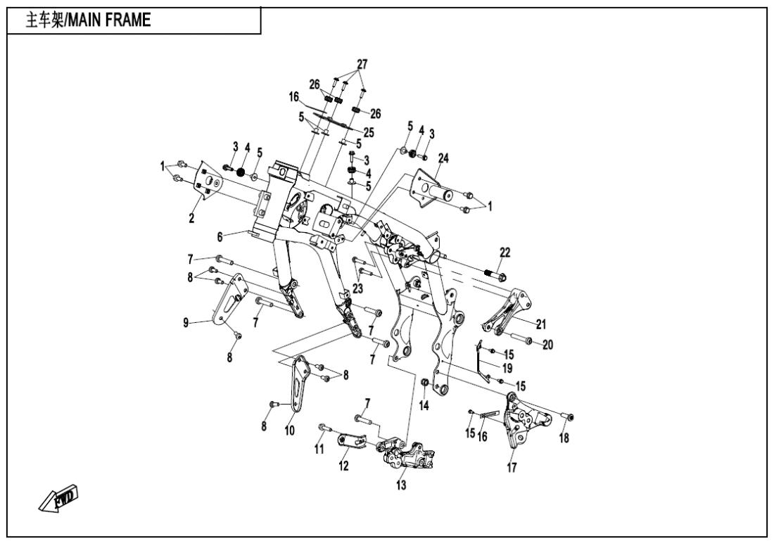 F03-2 MAIN FRAME