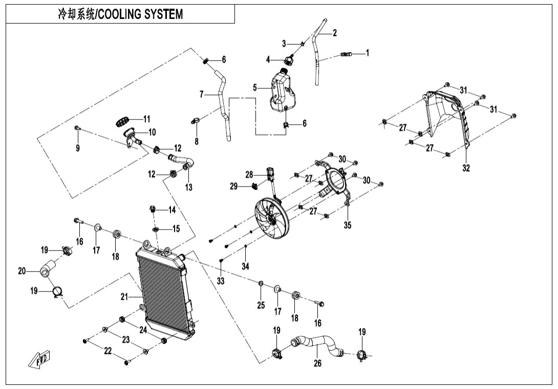F18-B COOLING SYSTEM(BRAZIL)