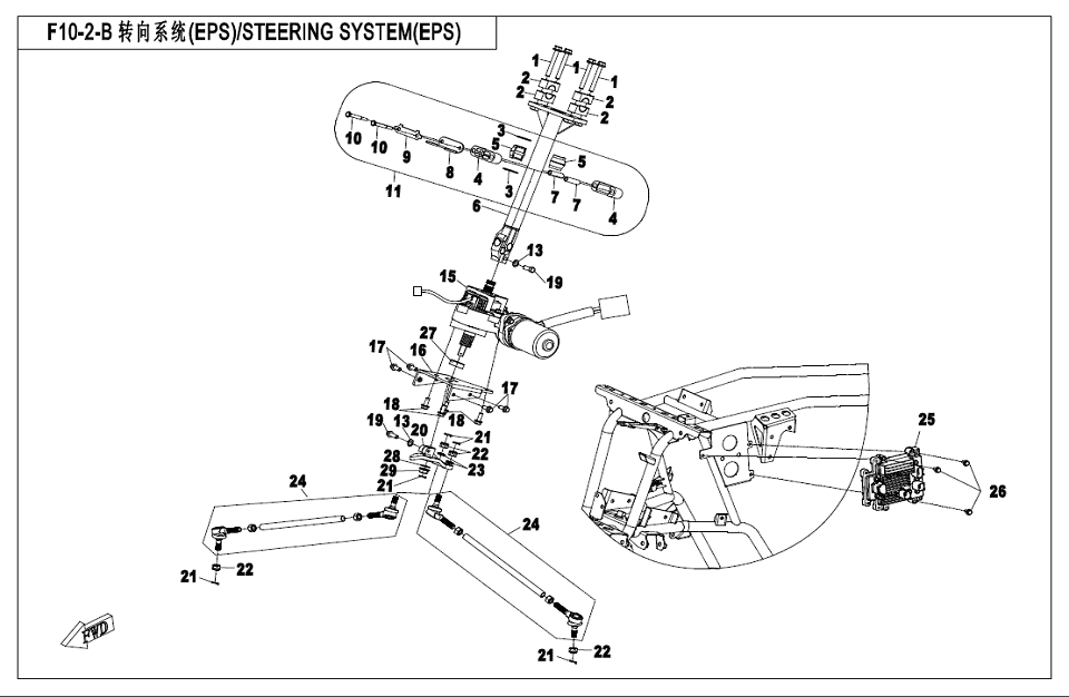 F10-2-B STEERING SYSTEM(EPS)