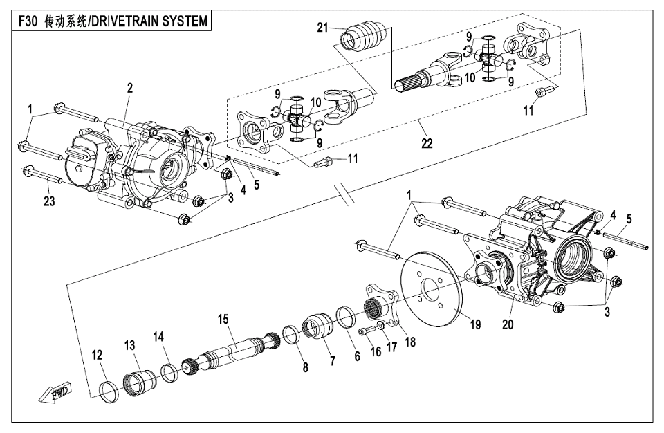 F30 DRIVETRAIN SYSTEM