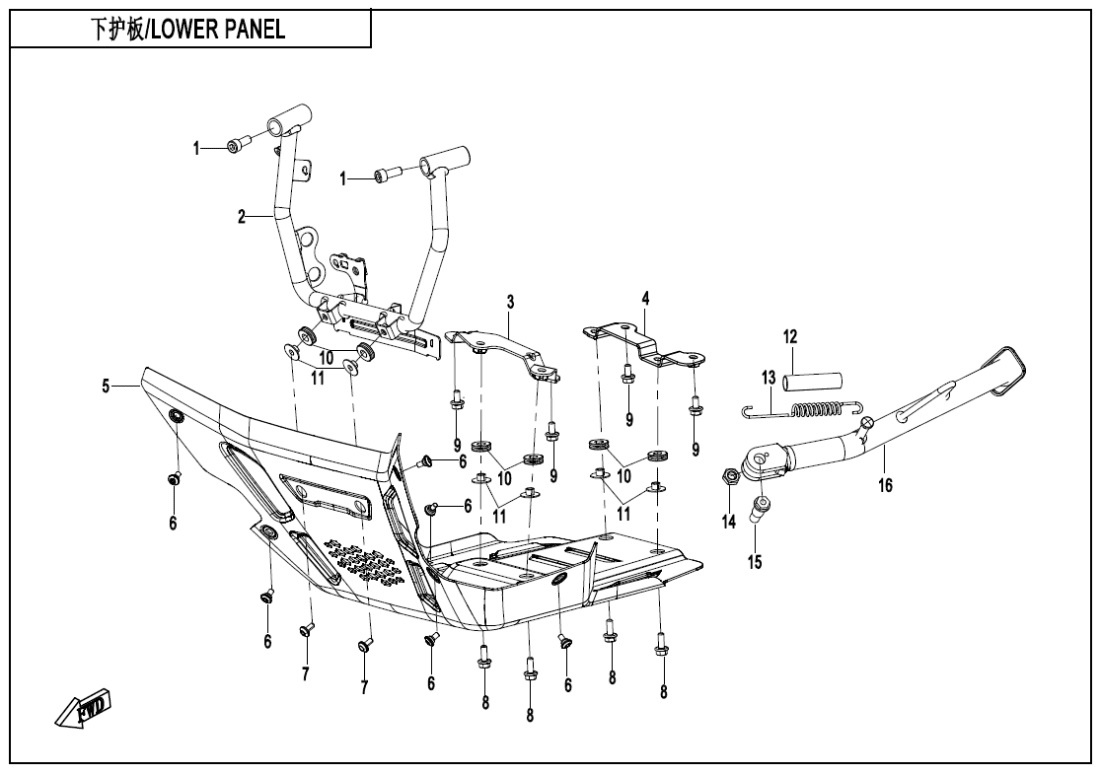 F03-3 LOWER PANEL