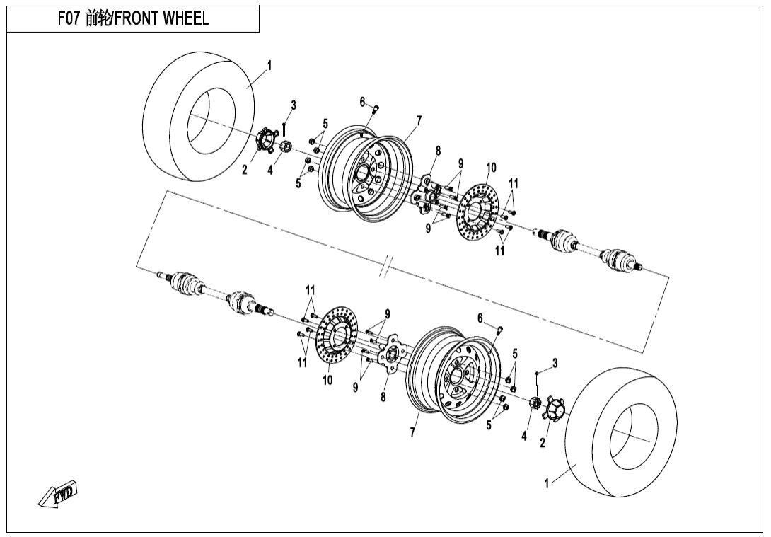 F07-A FRONT WHEEL