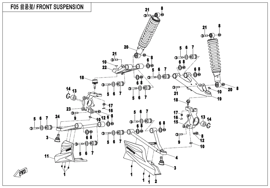 F05-A FRONT SUSPENSION