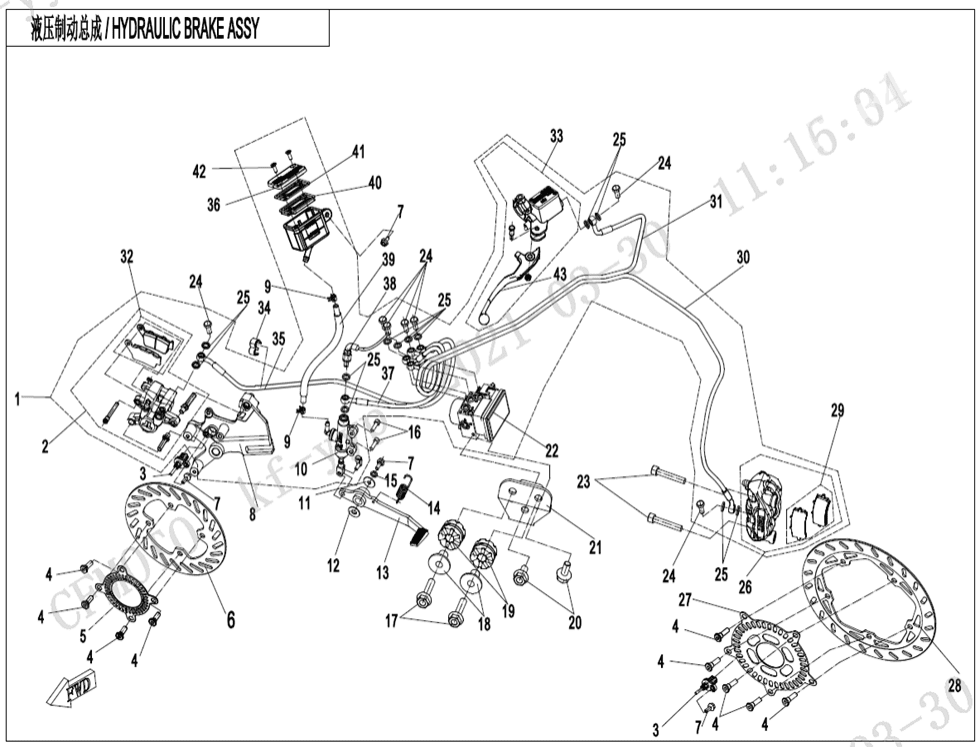 Hydraulická brzda