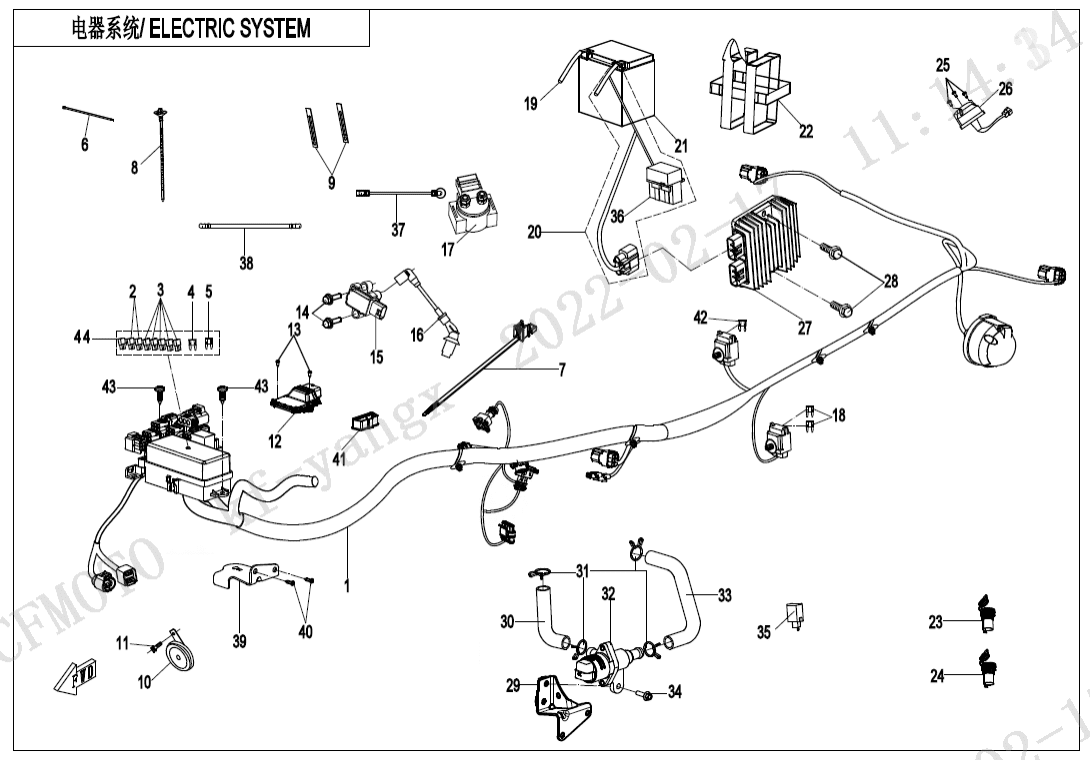 F15-1-V3 ELECTRIC SYSTEM