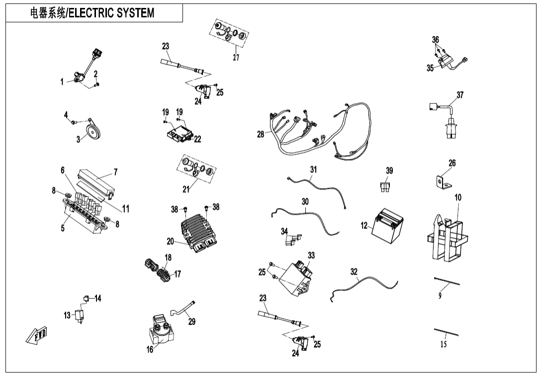 F15-1-A-V2 ELECTRIC SYSTEM(NA@^INTERNATIONAL)