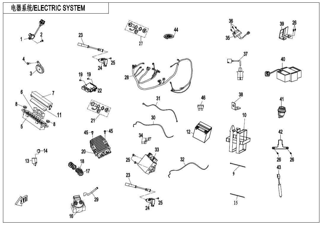 F15-1-B-V2 ELECTRIC SYSTEM(LOF)