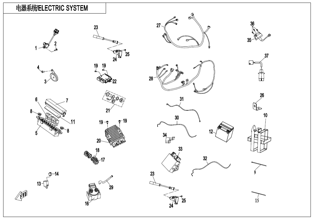 F15-1-A ELECTRIC SYSTEM(LOW POWER)