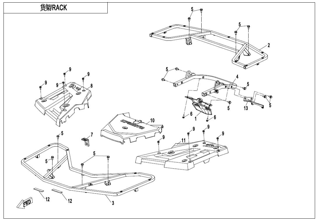 F14-B RACK(LOF)