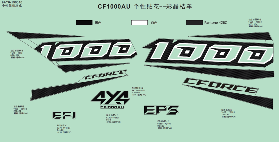 F19-1-A DECAL(CRYSTAL ORANGE)