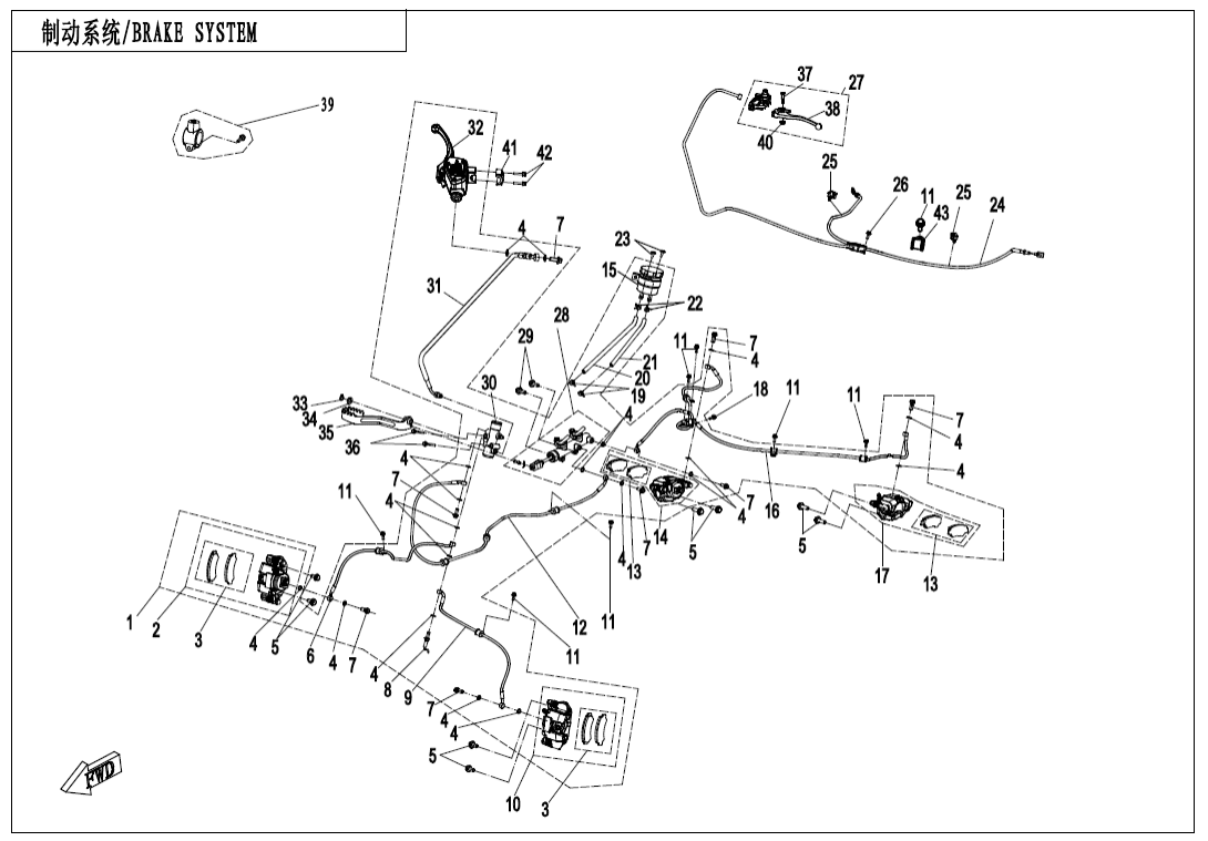 F08-A BRAKE SYSTEM-LH,PARKING