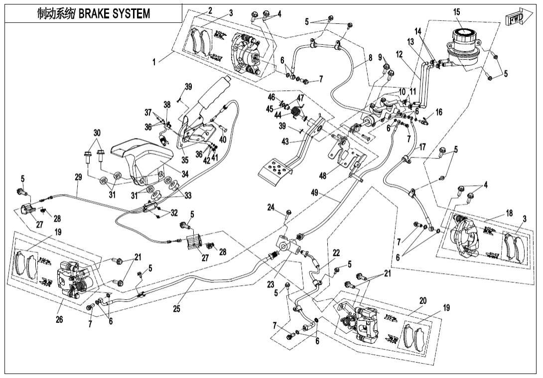 F08-A BRAKE SYSTEM(SUMITOMO)